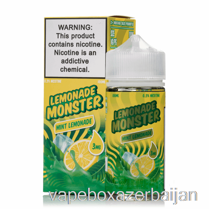 Vape Box Azerbaijan Mint - Lemonade Monster - 100mL 6mg